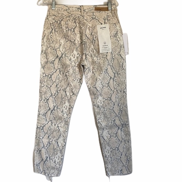 NWT GRLFRND The Karolina High Waisted Snakeskin 28 - Picture 6 of 9